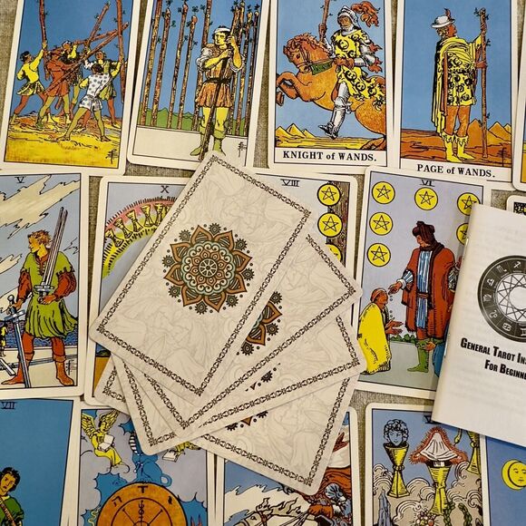 Original size tarot cards deck 3"x 5" 78 Cards Radiant Wise Spirit Tarot Pouch - Picture 2 of 16